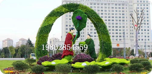 【四川雕塑廠廠家制作精美植物綠雕造型】- 